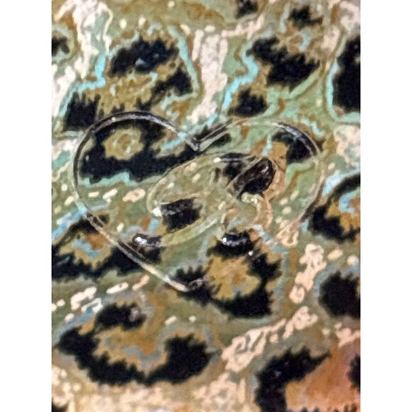 Brighton Leopard Print Resin Bangle Set With Silver Crystal Accents - Picture 5 of 10